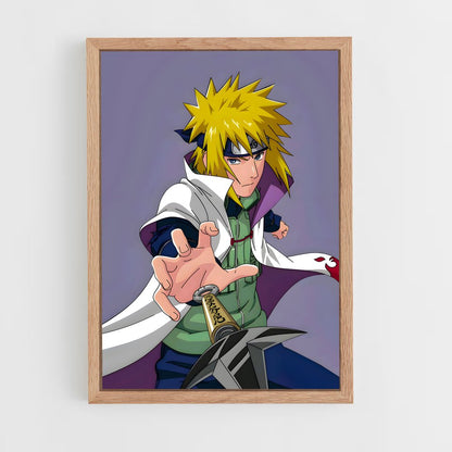 ap-minato namikaze-8 cadre Bois clair