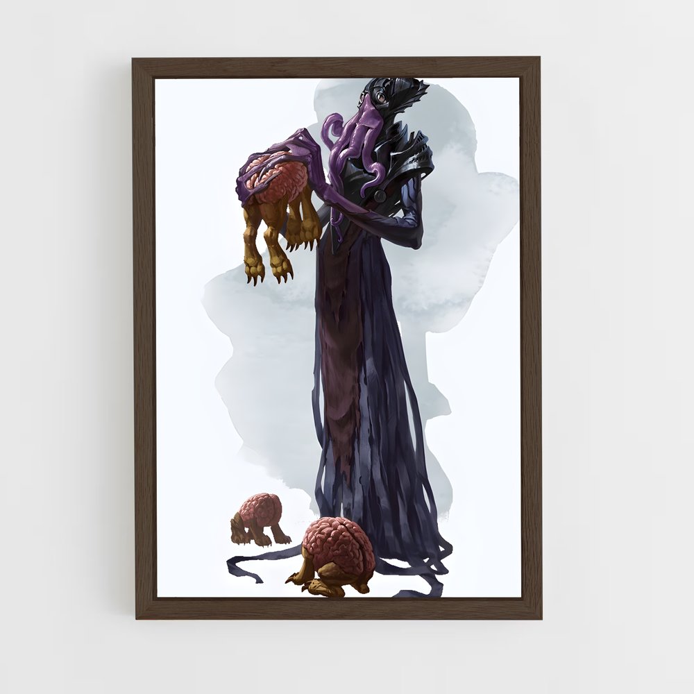 ap-mind flayer-2 cadre Bois foncé