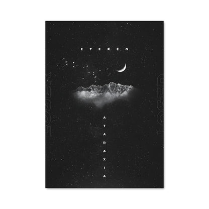 Poster Étoiles et Lune