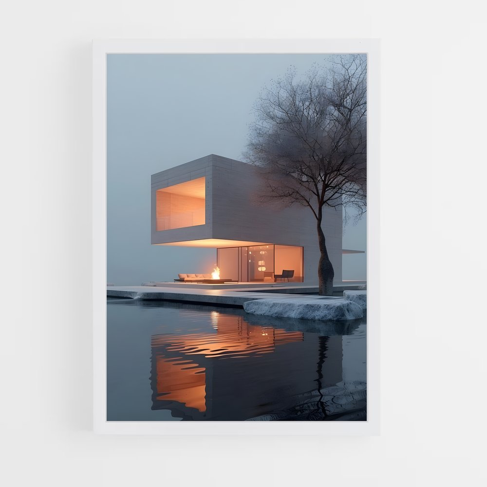 ap-minimalist architecture-12 cadre Blanc