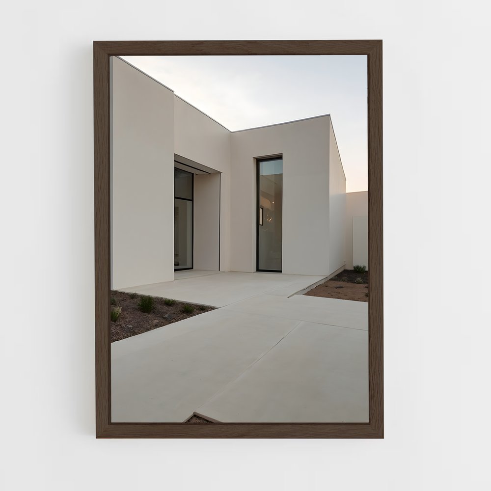 ap-minimalist architecture-7 cadre Bois foncé