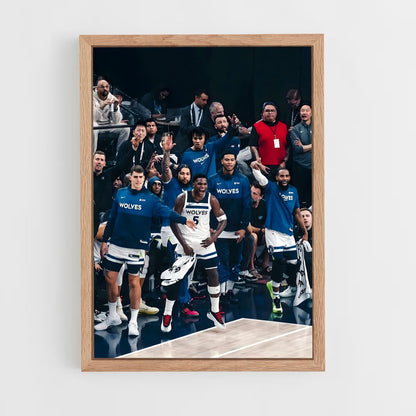 ap-minnesota timberwolves-1 cadre Bois clair