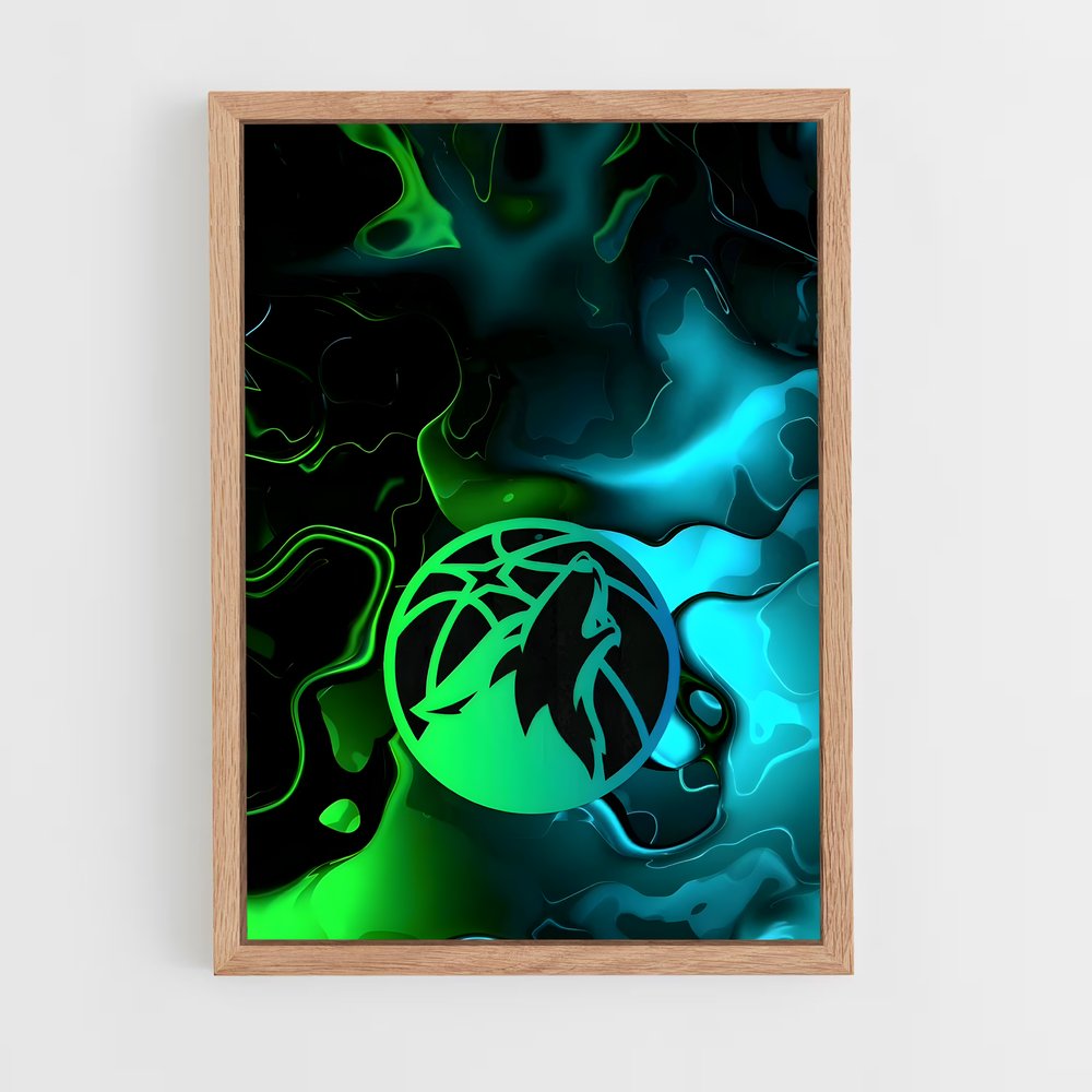 ap-minnesota timberwolves-6 cadre Bois clair