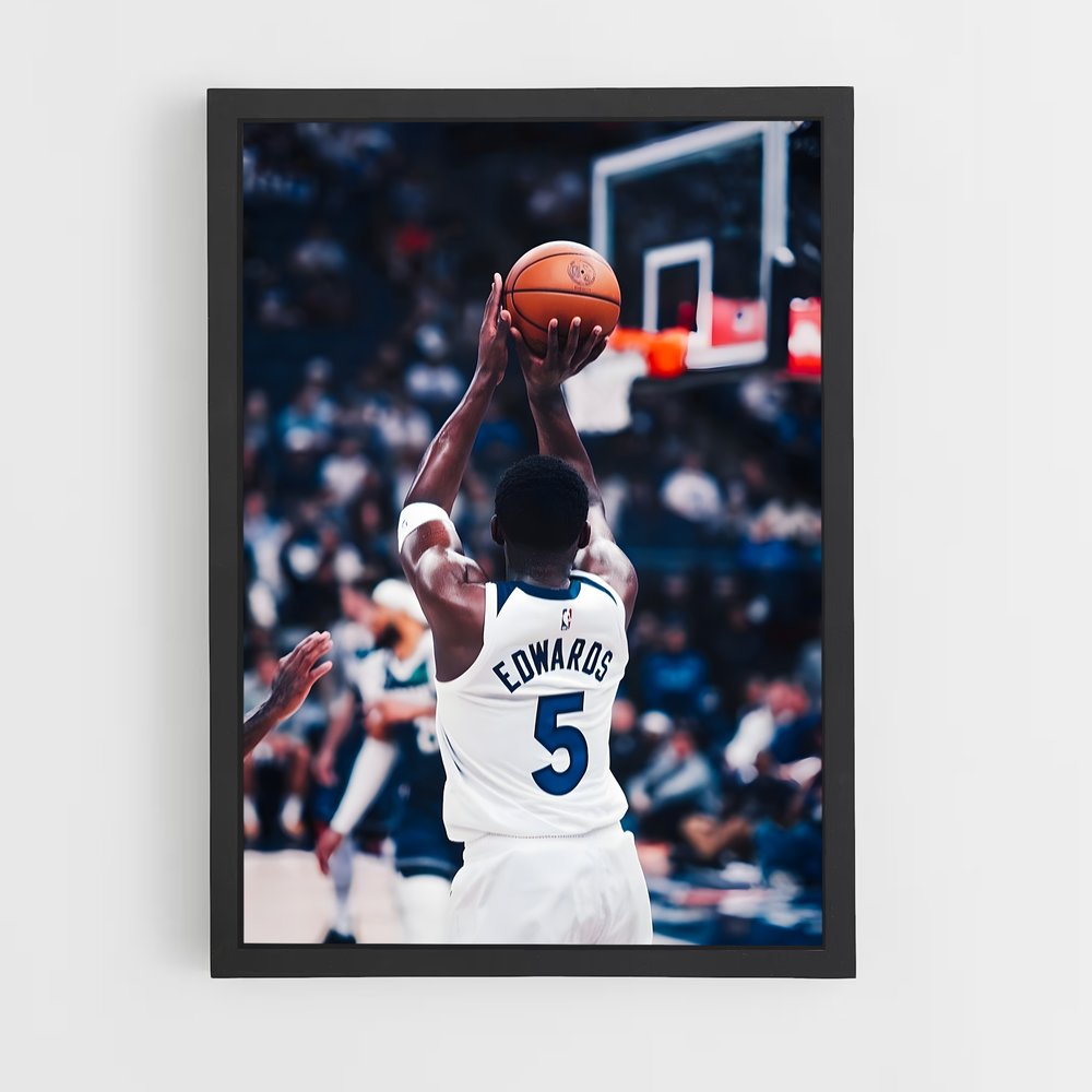 ap-minnesota timberwolves-8 cadre Noir