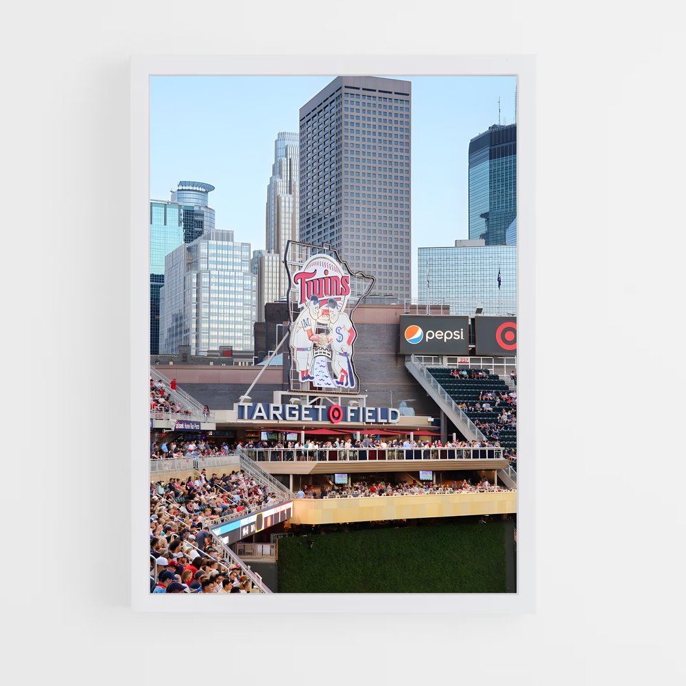 ap-minnesota twins-1 cadre Blanc