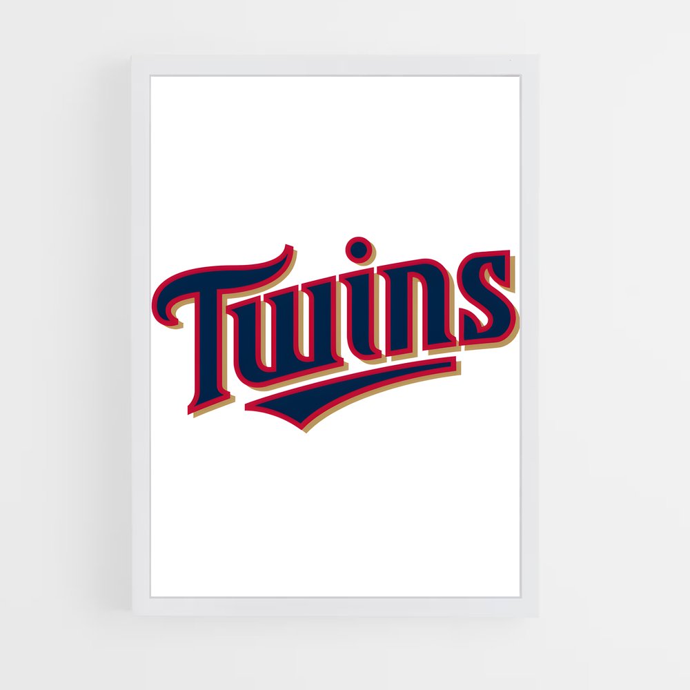 ap-minnesota twins-3 cadre Blanc