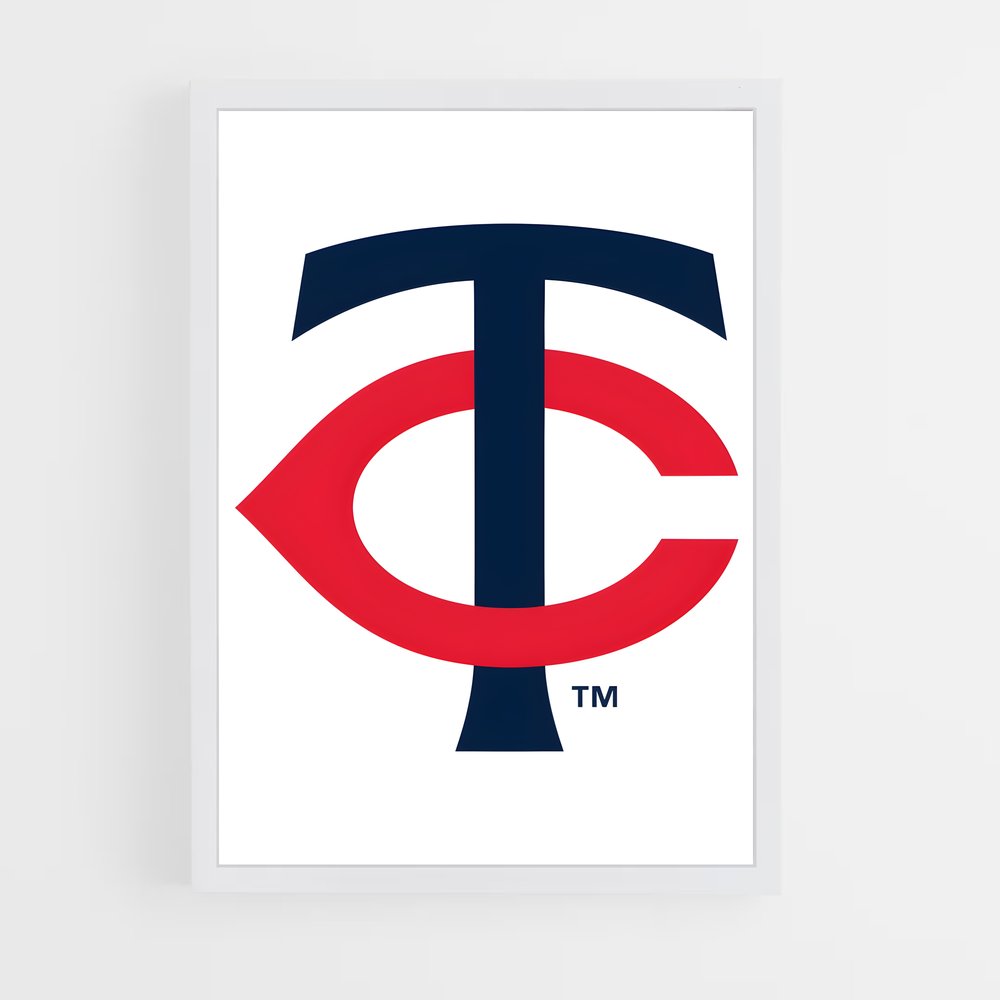 ap-minnesota twins-5 cadre Blanc