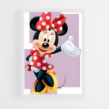 ap-minnie mouse-10 cadre Blanc