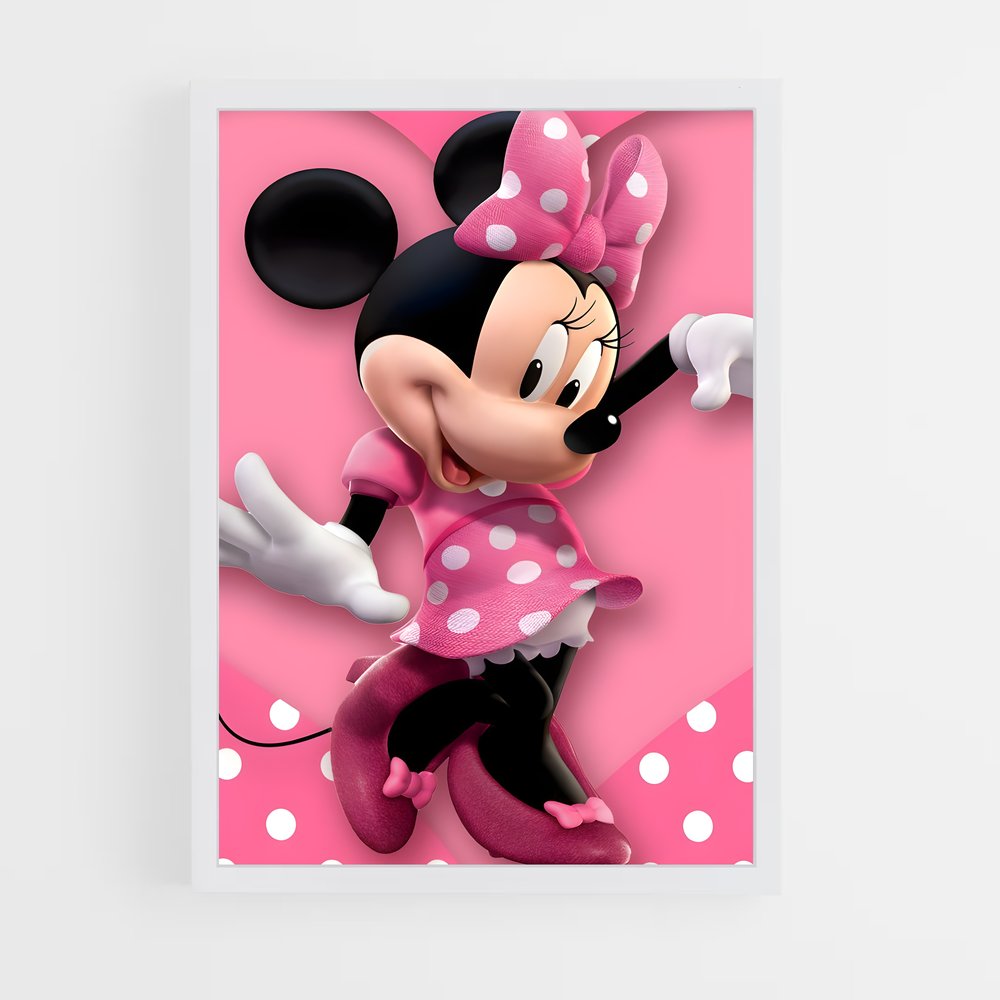 ap-minnie mouse-13 cadre Blanc