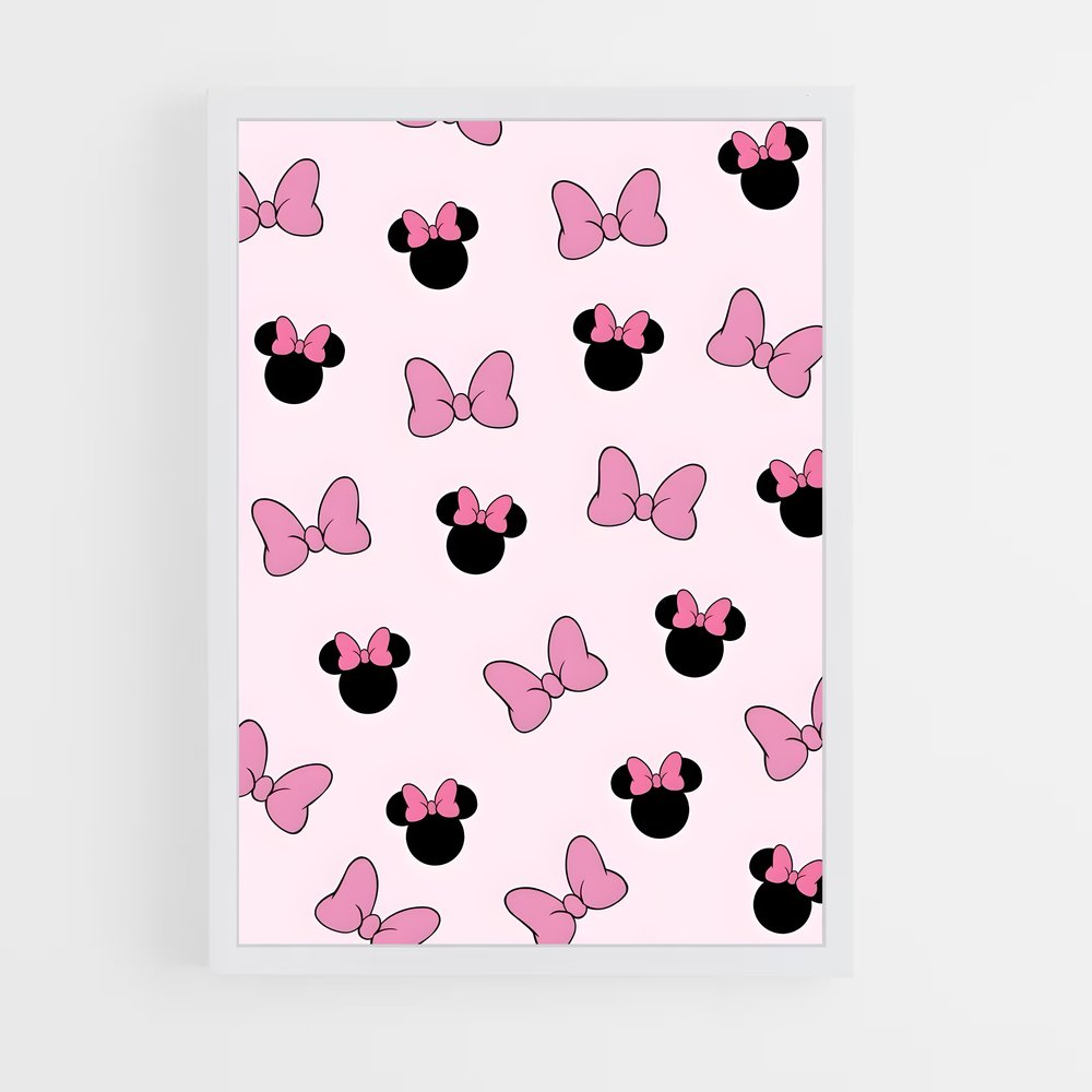 ap-minnie mouse-3 cadre Blanc