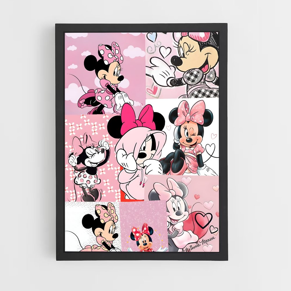 ap-minnie mouse-4 cadre Noir