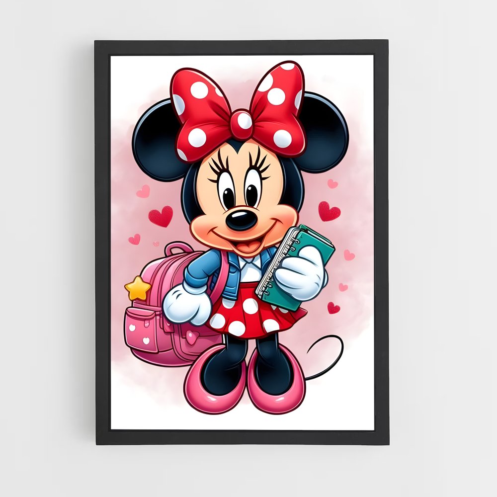 ap-minnie mouse-6 cadre Noir
