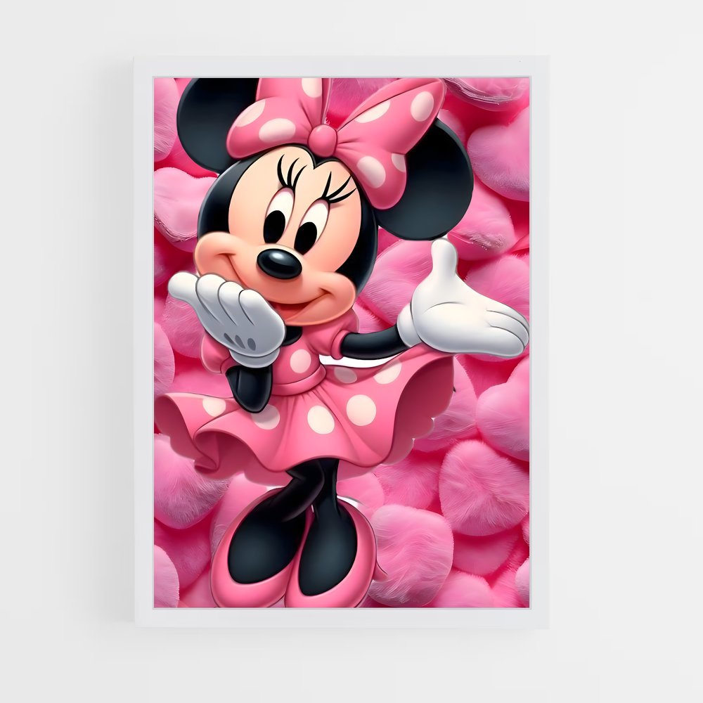ap-minnie mouse-7 cadre Blanc