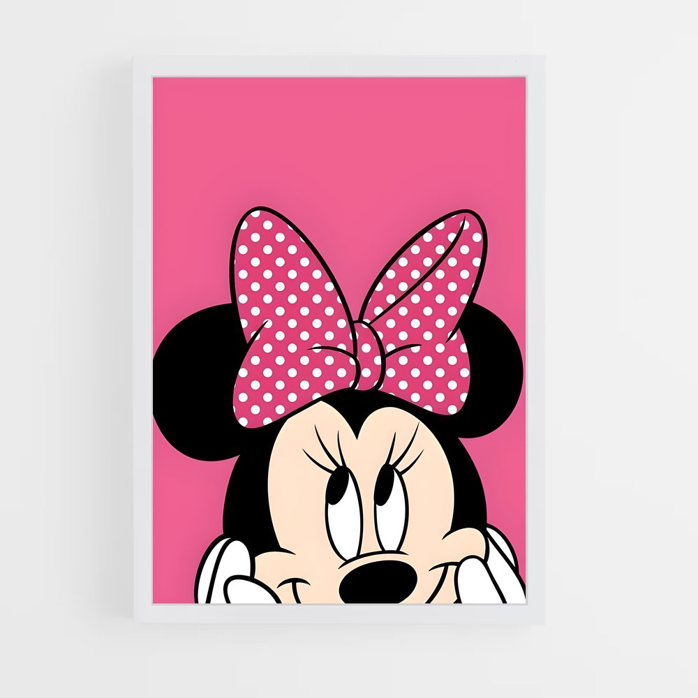 ap-minnie mouse-8 cadre Blanc