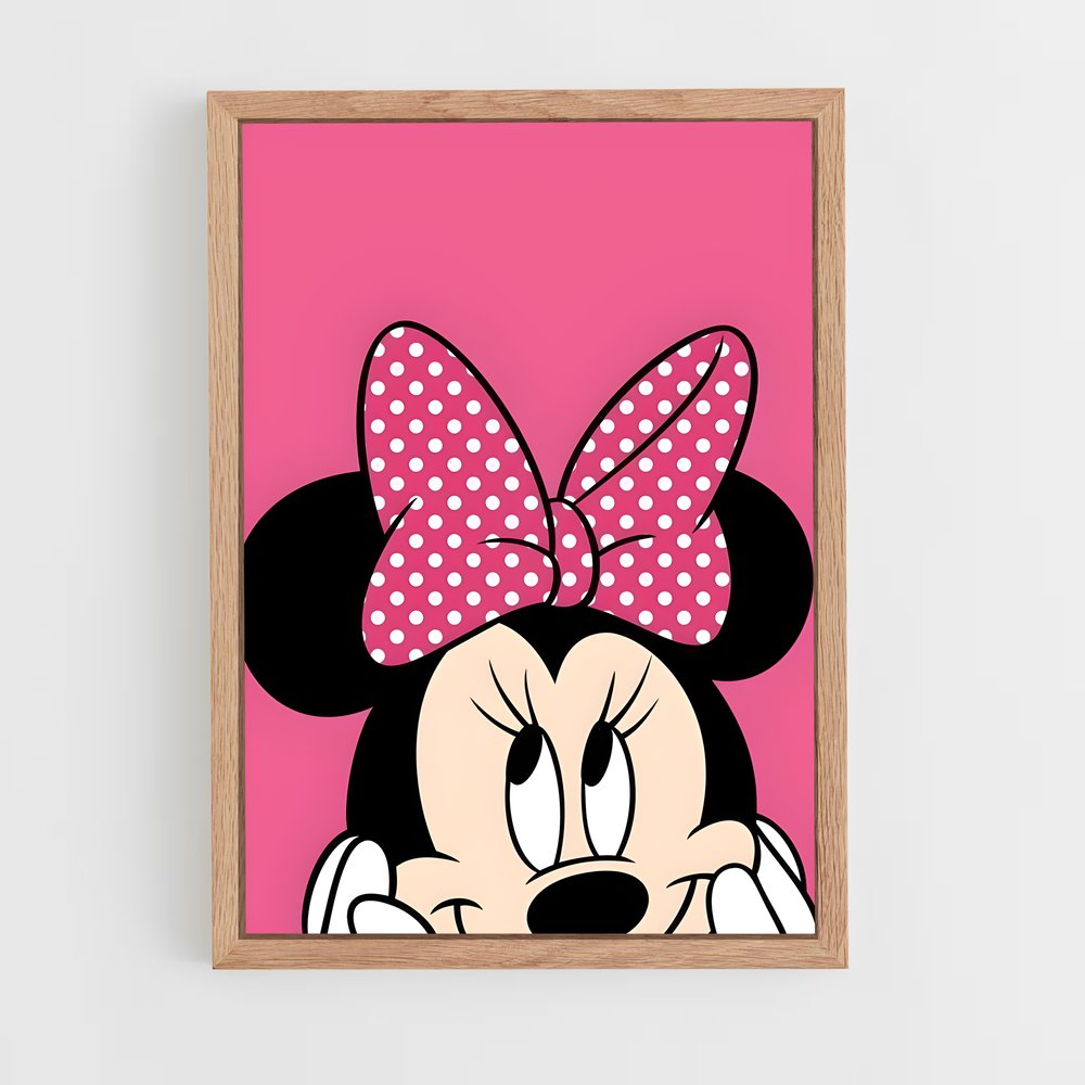 ap-minnie mouse-8 cadre Bois clair