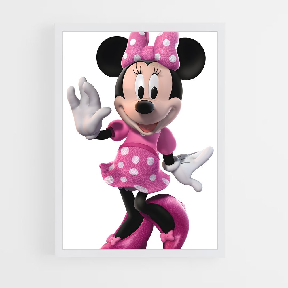 ap-minnie mouse-9 cadre Blanc