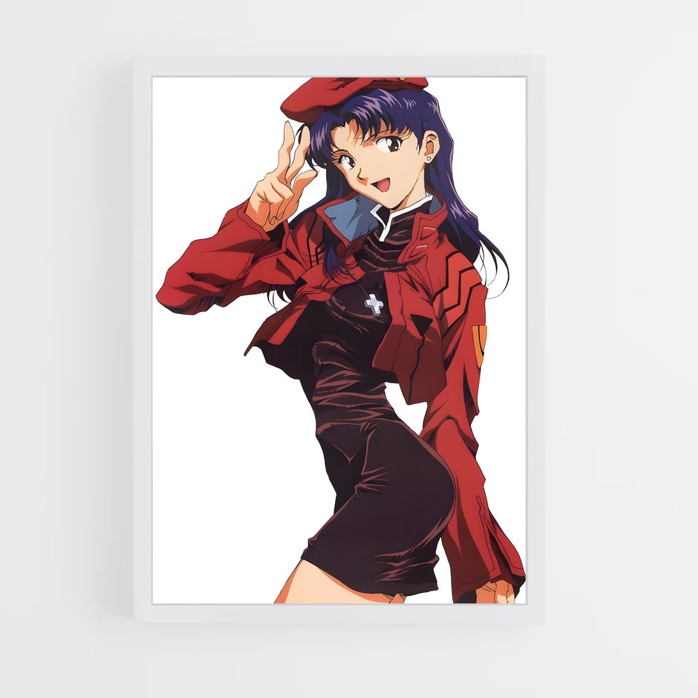 ap-misato katsuragi-1 cadre Blanc