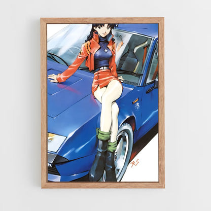 ap-misato katsuragi-4 cadre Bois clair