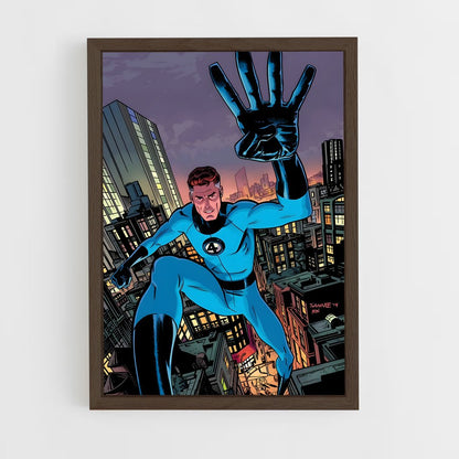 ap-mister fantastic reed richards-1 cadre Bois foncé
