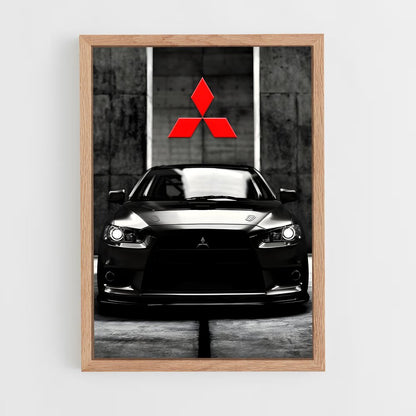 ap-mitsubishi-4 cadre Bois clair