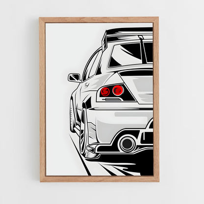 ap-mitsubishi-7 cadre Bois clair