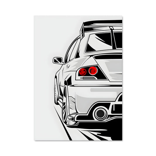 Poster Mitsubishi Rouge Éclat
