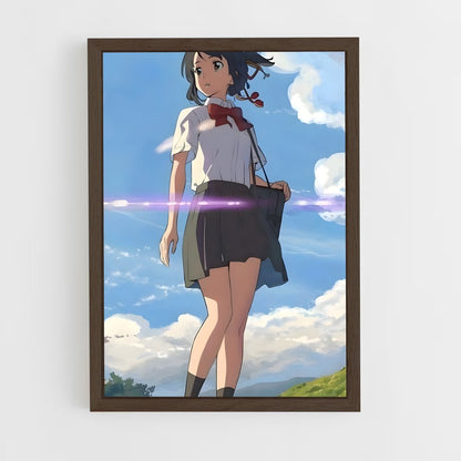 ap-mitsuha miyamizu-1 cadre Bois foncé