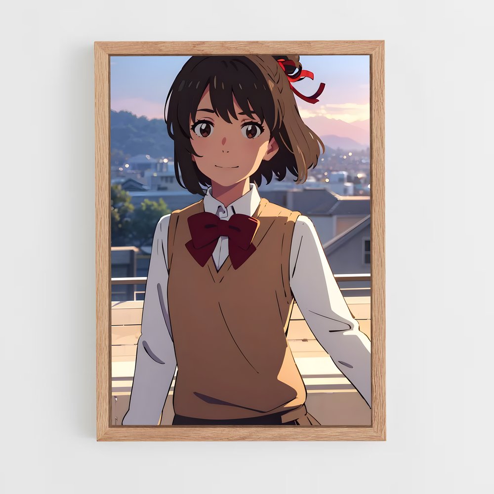 ap-mitsuha miyamizu-6 cadre Bois clair