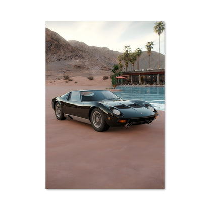 Poster Poolside Miura