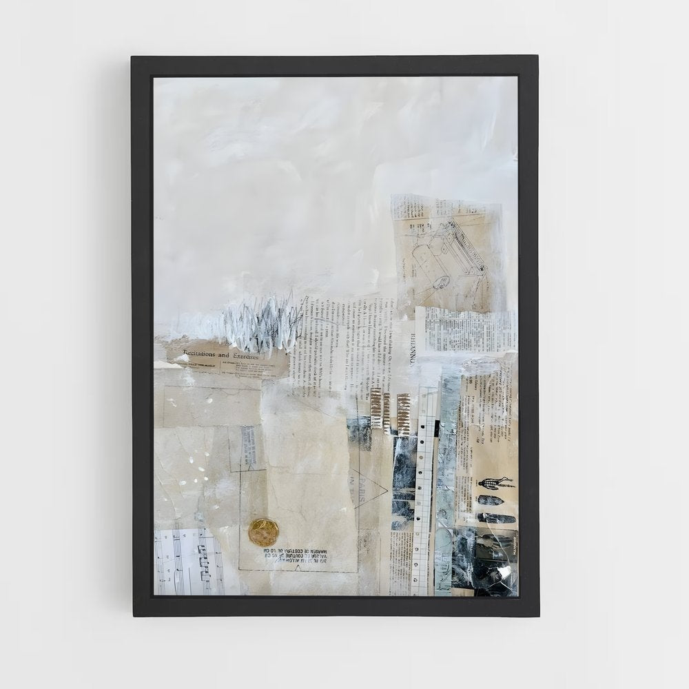 ap-mixed media-5 cadre Noir