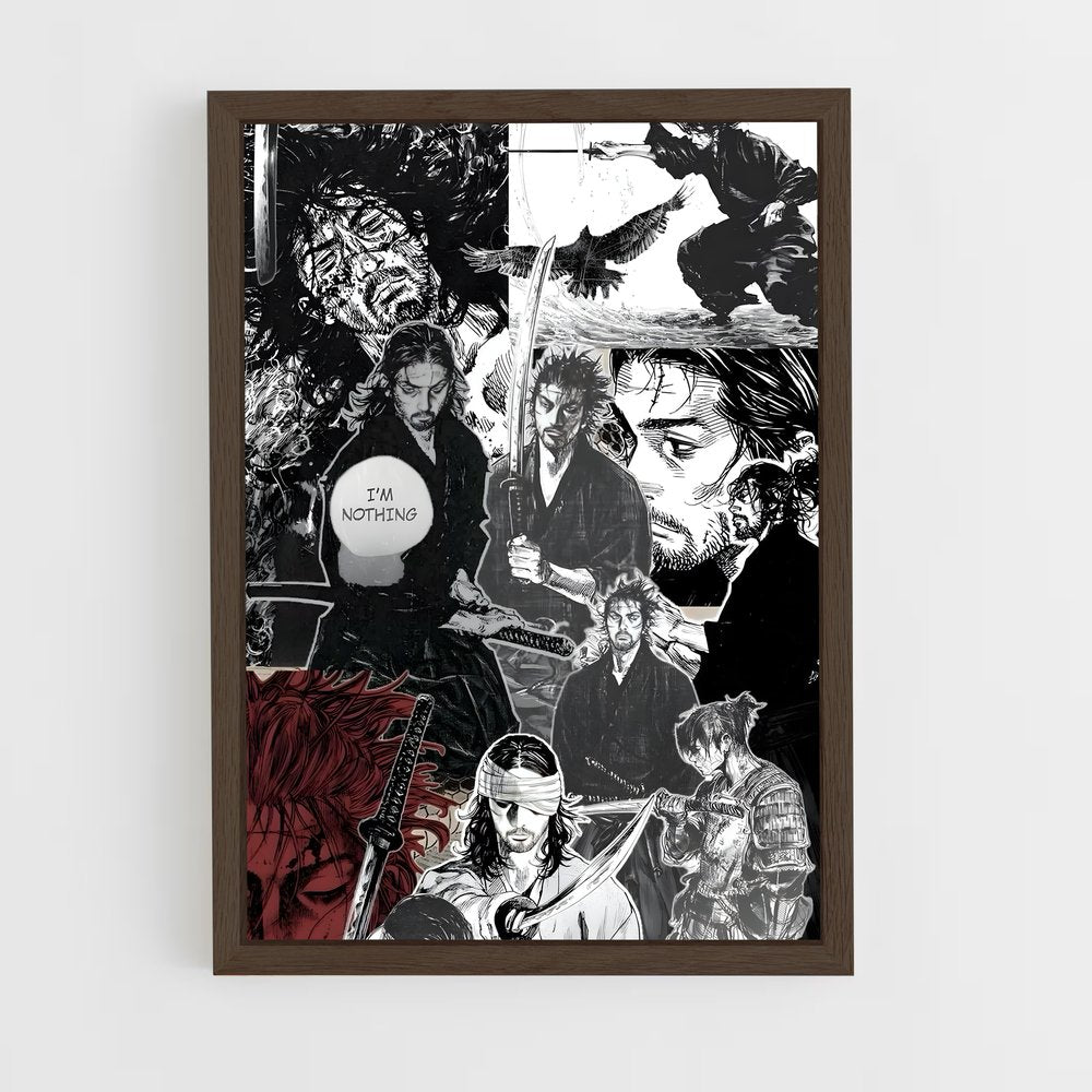 ap-miyamoto musashi-3 cadre Bois foncé