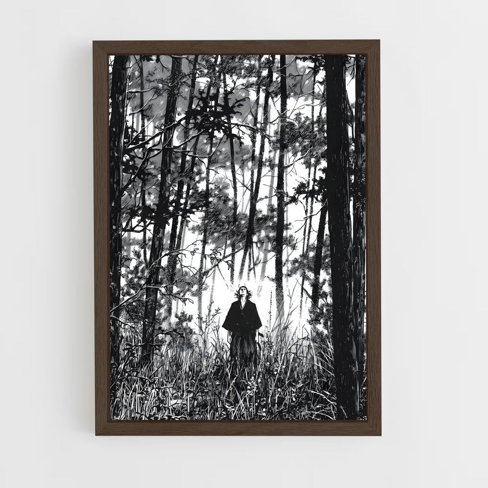 ap-miyamoto musashi-5 cadre Bois foncé