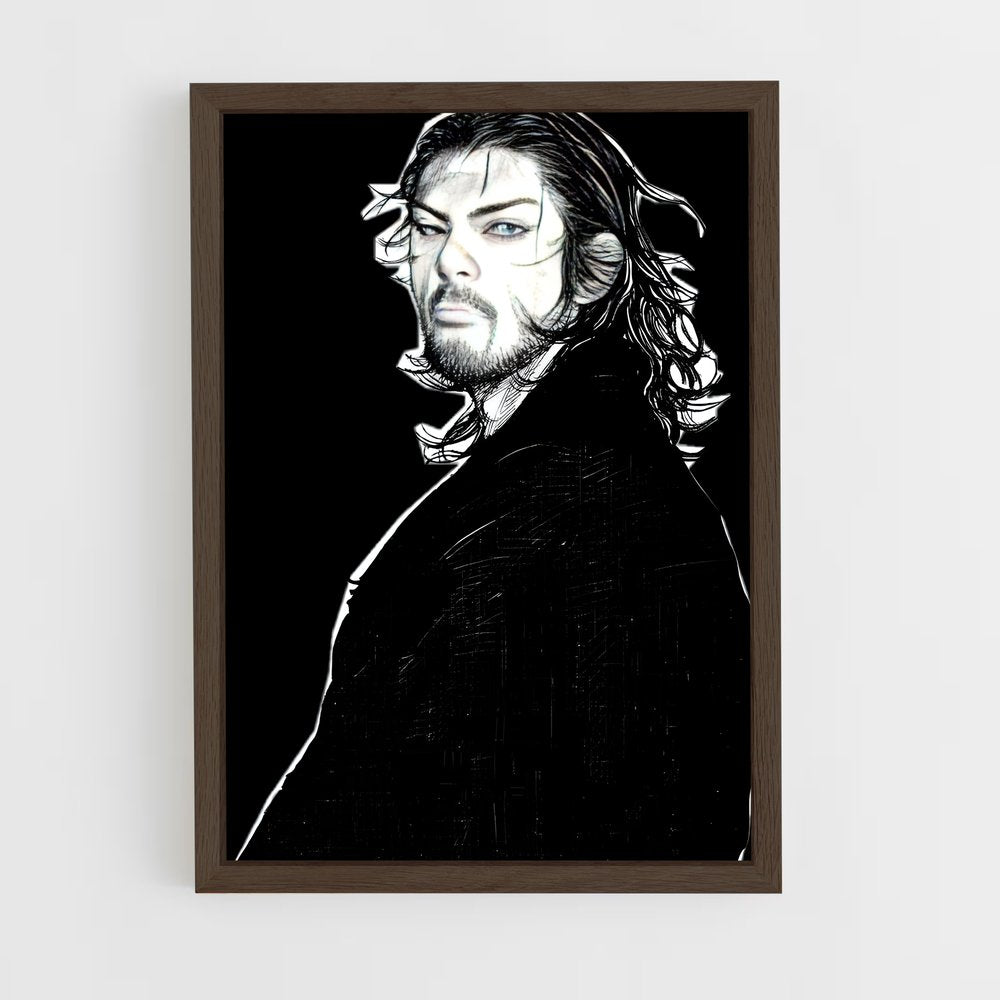 ap-miyamoto musashi-6 cadre Bois foncé