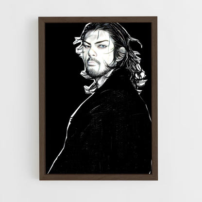 ap-miyamoto musashi-6 cadre Bois foncé