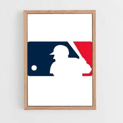 ap-mlb flag-1 cadre Bois clair