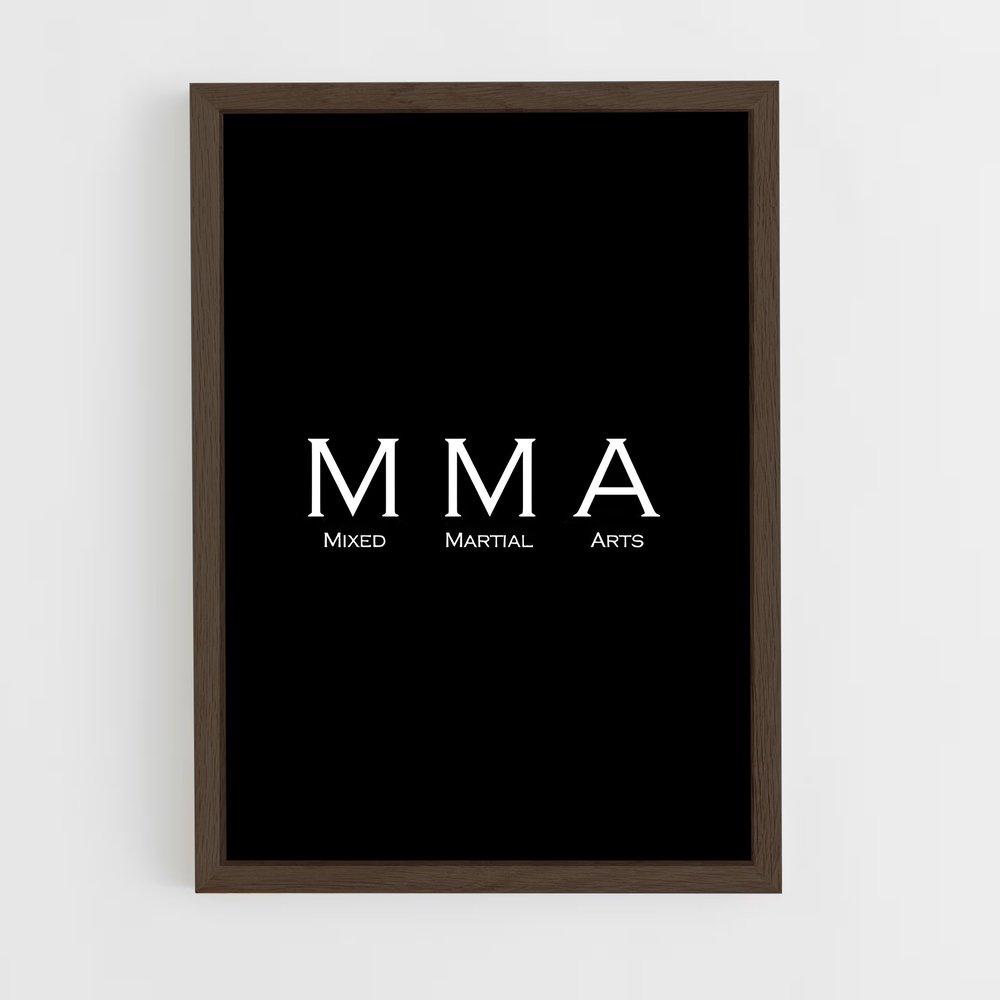 ap-mma-4 cadre Bois foncé