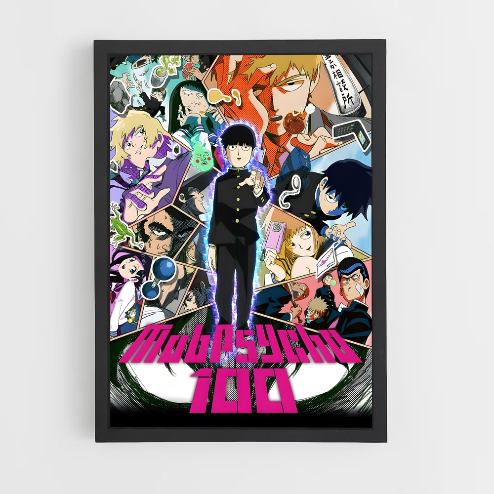 ap-mob psycho 100-1 cadre Noir