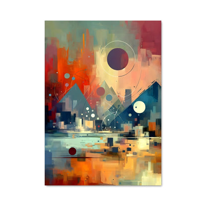 Poster Éclats d'Abstraction
