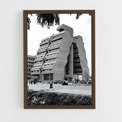 ap-modernist architecture-2 cadre Bois foncé