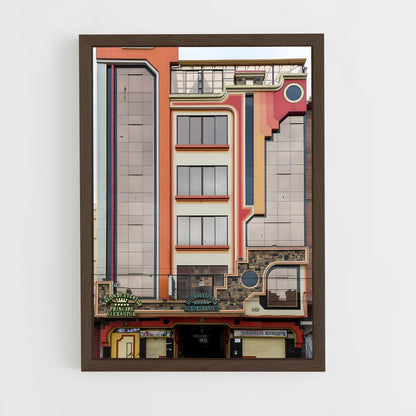 ap-modernist architecture-6 cadre Bois foncé