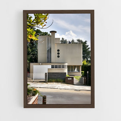 ap-modernist architecture-9 cadre Bois foncé