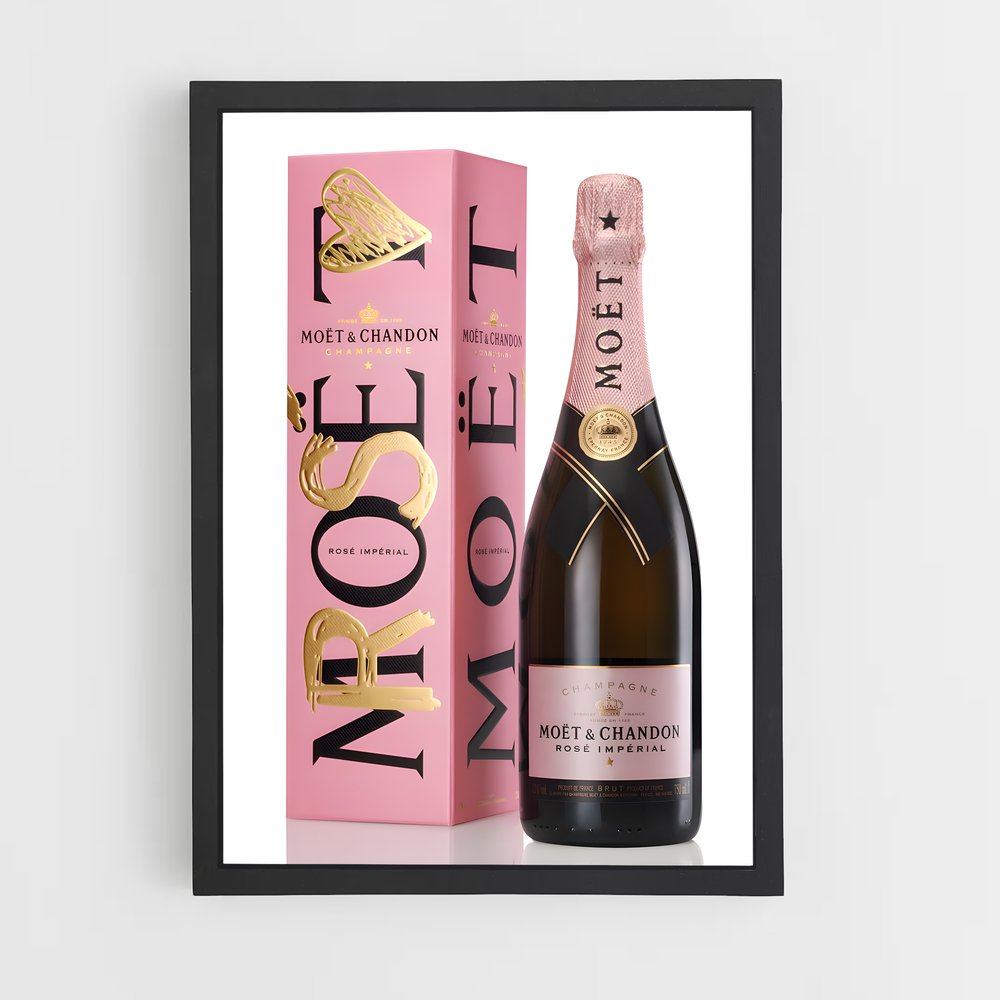 ap-moet chandon-12 cadre Noir