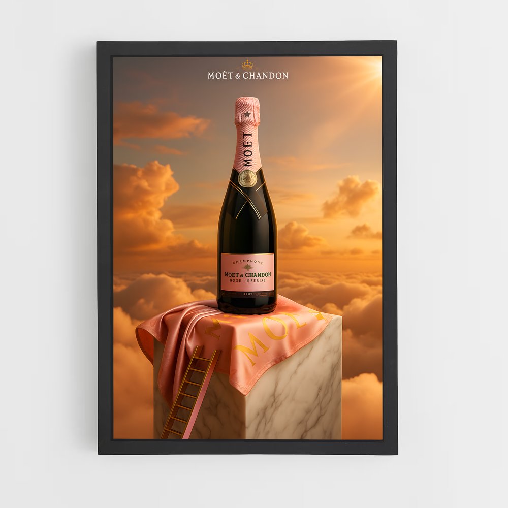 ap-moet chandon-2 cadre Noir