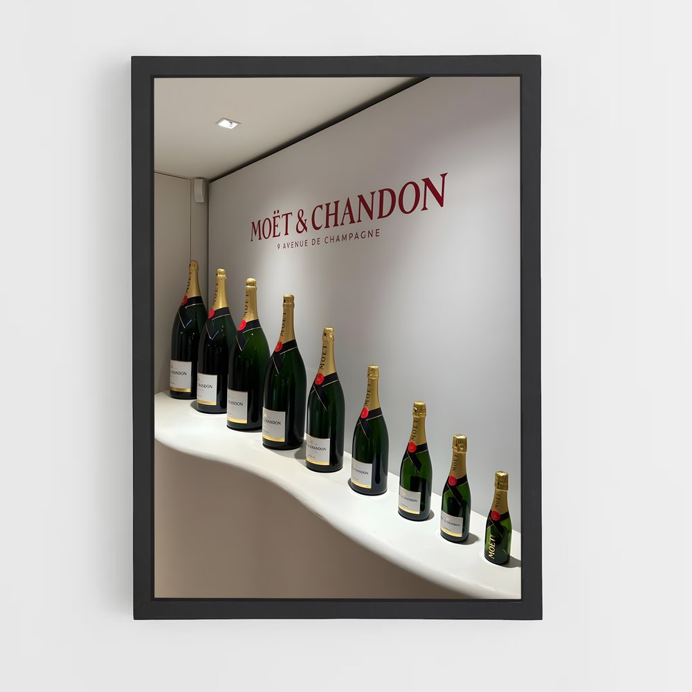 ap-moet chandon-5 cadre Noir