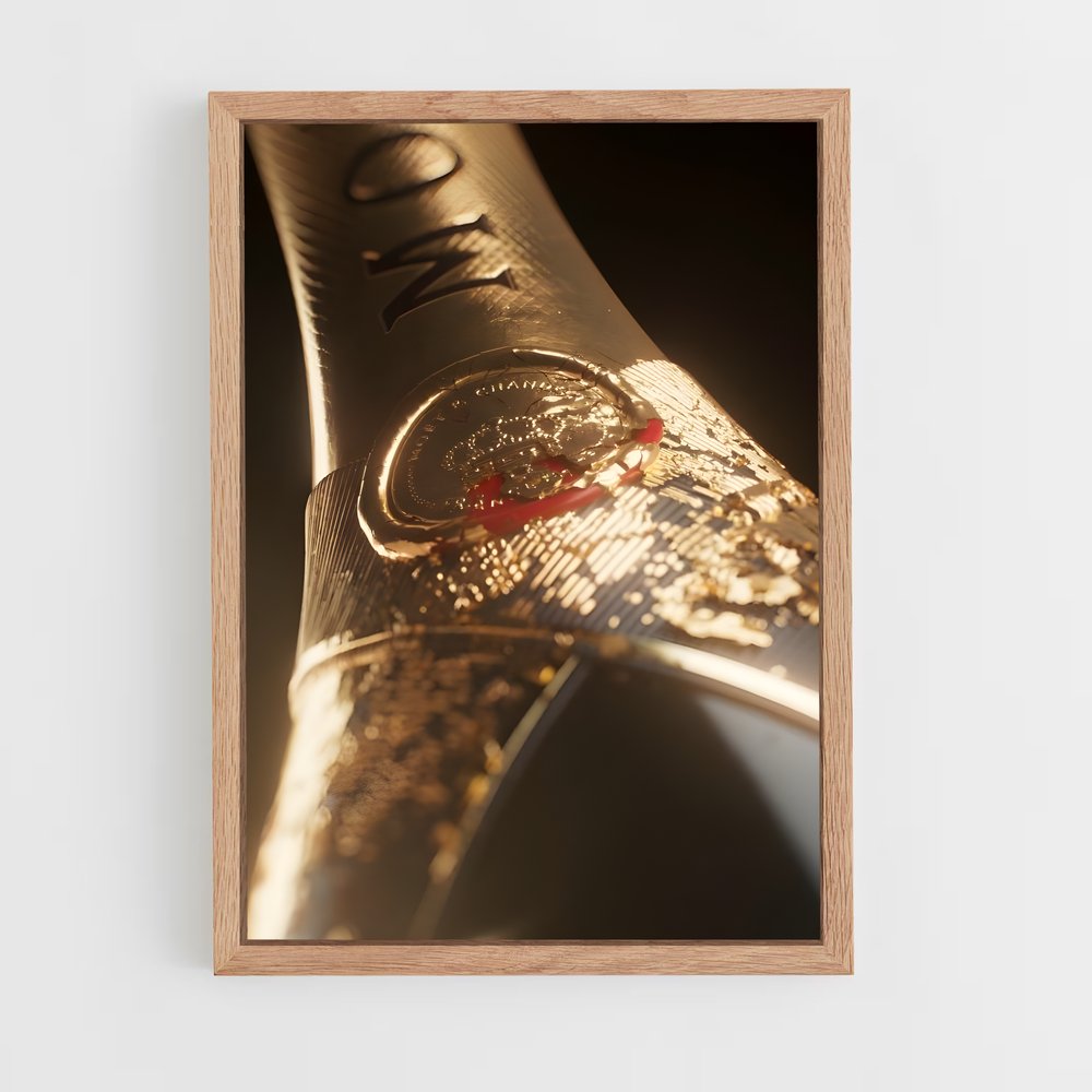 ap-moet chandon-6 cadre Bois clair