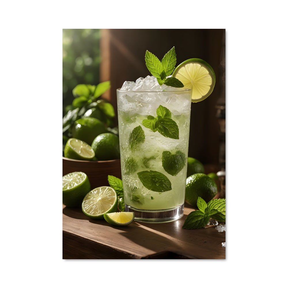 Poster Mojito et Fraîcheur