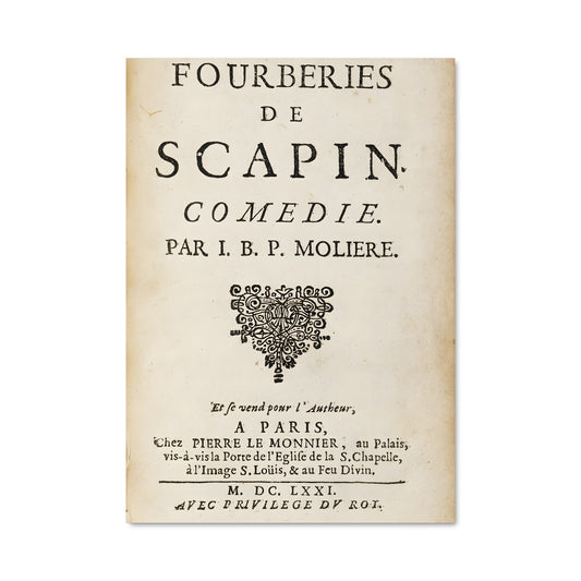 Poster Le Livre de Molière
