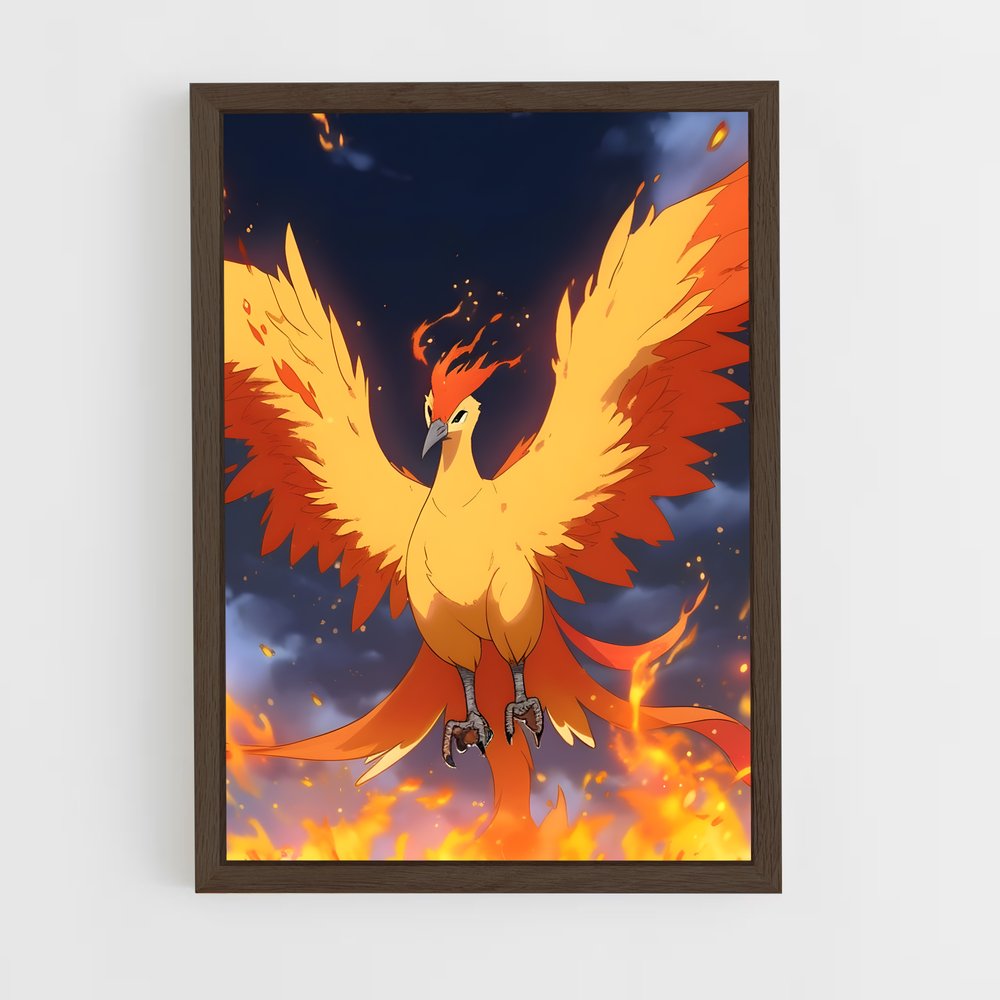 ap-moltres-4 cadre Bois foncé