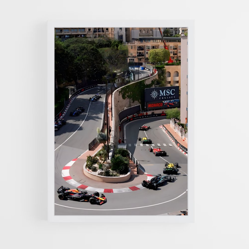 ap-monaco grand prix-1 cadre Blanc