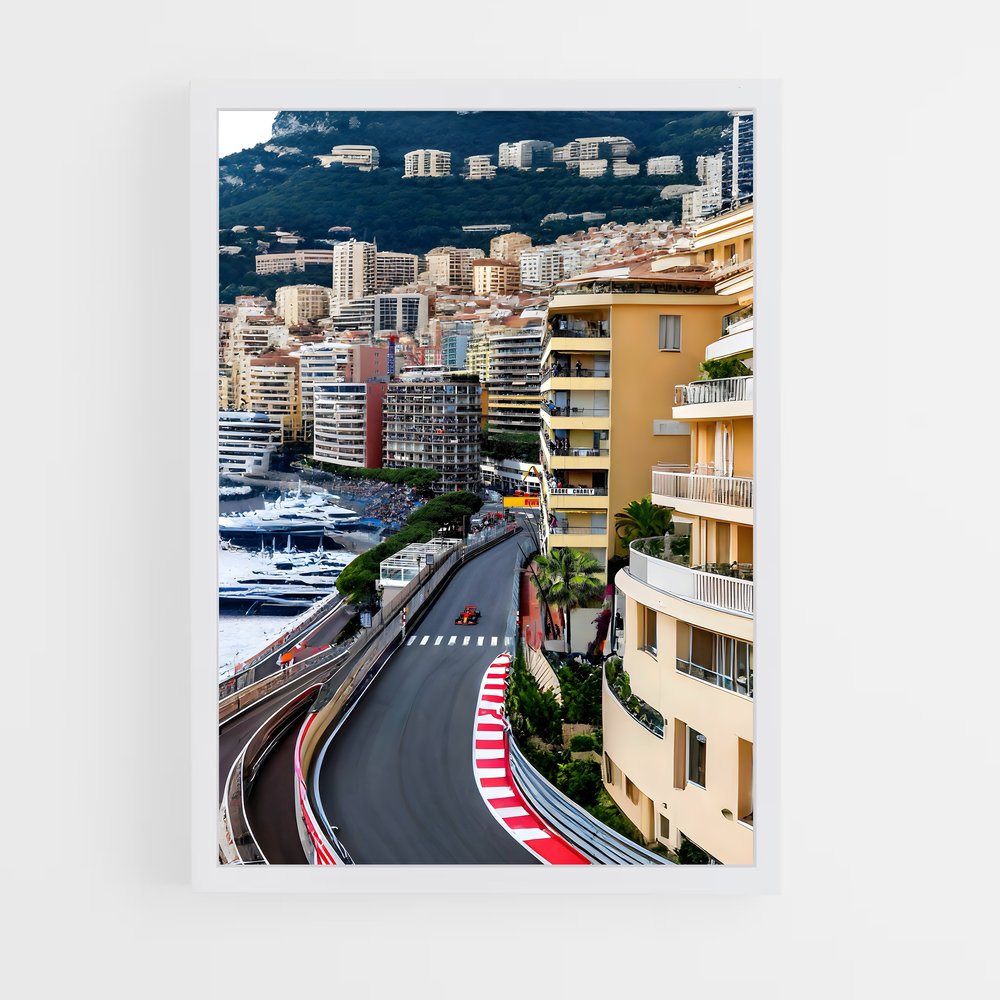 ap-monaco grand prix-4 cadre Blanc